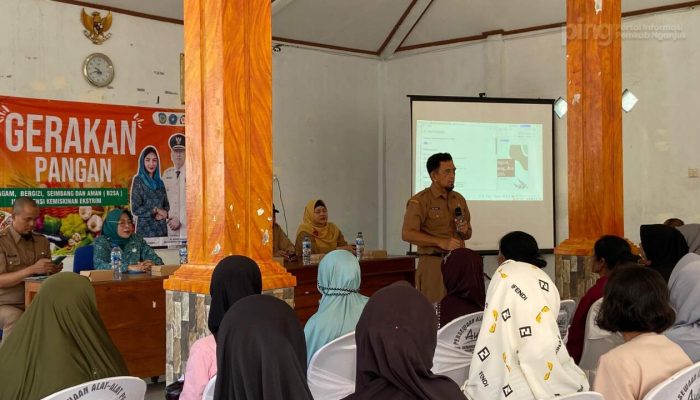 Gelar Sosialisasi Gerakan Pangan Beragam Bergizi Seimbang dan Aman (B2SA), Upaya Dinas KPP Nganjuk Jaga Asupan Gizi Dengan Bahan Pangan Lokal