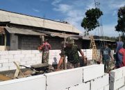 Satgas TMMD 122 Kebut Rehab RTLH Bagi Warga Penerima Manfaat