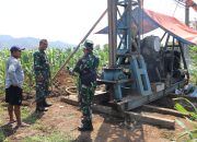 Satgas TMMD ke-122 Kodim 0809/Kediri Bangun Sumur Bor untuk Sarana Air Bersih Warga Pagung
