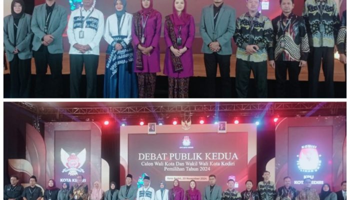 Komisi Pemilihan Umum (KPU) Kota Kediri Gelar Debat Publik Terakhir Pilwali Kota Kediri 2024
