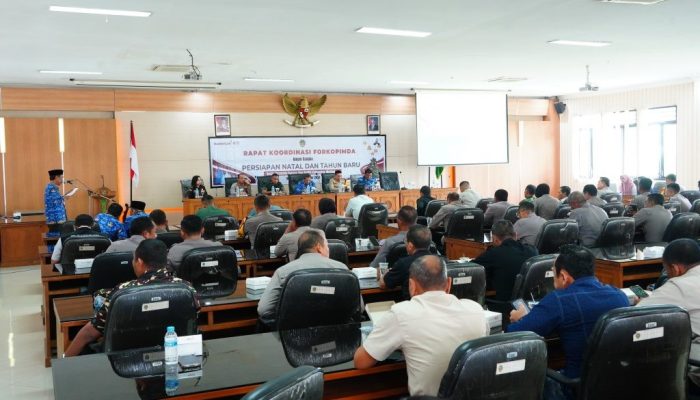 Pemerintah Kabupaten Madiun Gelar Rapat Koordinasi Forkopimda dalam Rangka Persiapan Natal dan Tahun Baru