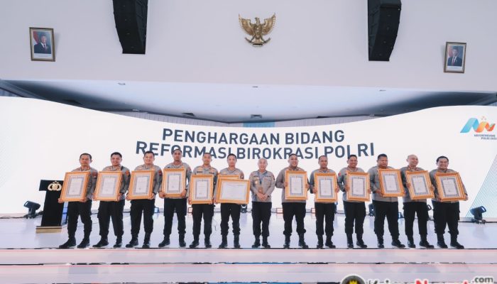 Polres Jombang Raih Penghargaan Unit Pelayanan Publik Terbaik dari Kapolri
