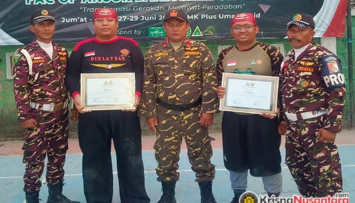 Tenaga Ahli Bupati Jombang ( Bang Jack ) Raih Peserta Terbaik di PKD dan Diklatsar GP Ansor Bandarkedungmulyo