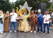 SMK PGRI 3 Nganjuk Ikut Serta Meramaikan Karnaval Pawai Budaya Kab Nganjuk HUT ke 80 RI