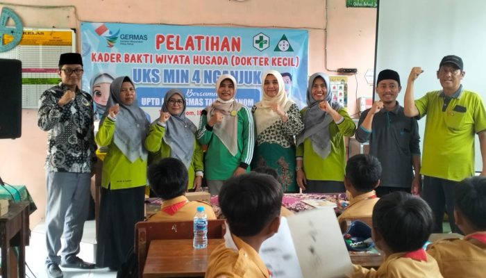 Perkuat Pendidikan Kesehatan di Madrasah,MIN 4 Nganjuk Gelar Pelatihan Kader Dokter Kecil