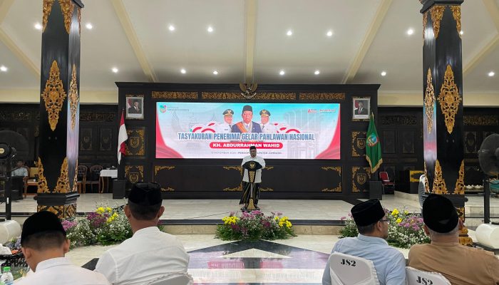 Tasyakuran Penerima Penganugerahan Gelar Pahlawan Nasional KH. Abdurrahman Wahid (Gus Dur)