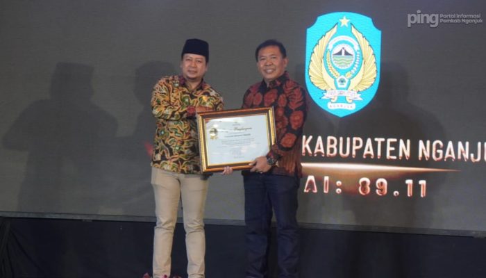 Target Informatif Kini Semakin Dekat, Nganjuk Berhasil Meraih Skor 89,11 Pada KI Awards Jatim 2025