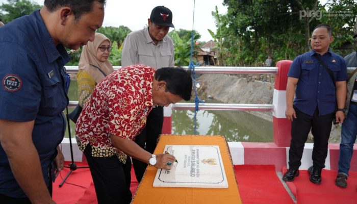 Bupati Nganjuk Resmikan Jembatan Banjarejo Rejoso, Akses Warga Kini Lebih Lancar