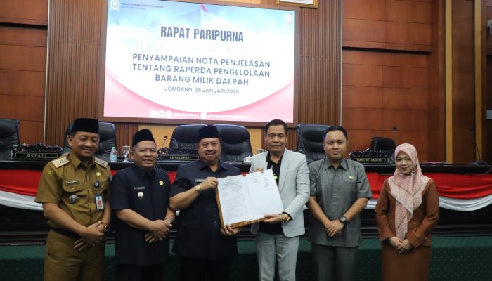 Pemkab Jombang Ajukan Raperda Pengelolaan Aset Daerah untuk Perkuat Tata Kelola dan PAD