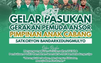 Songsong Ramadhan 1447 H, PAC GP Ansor Bandarkedungmulyo Gelar Apel Pasukan dan Buka Posko 7 WhatsApp Image 2026 02 15 at 20.07.08