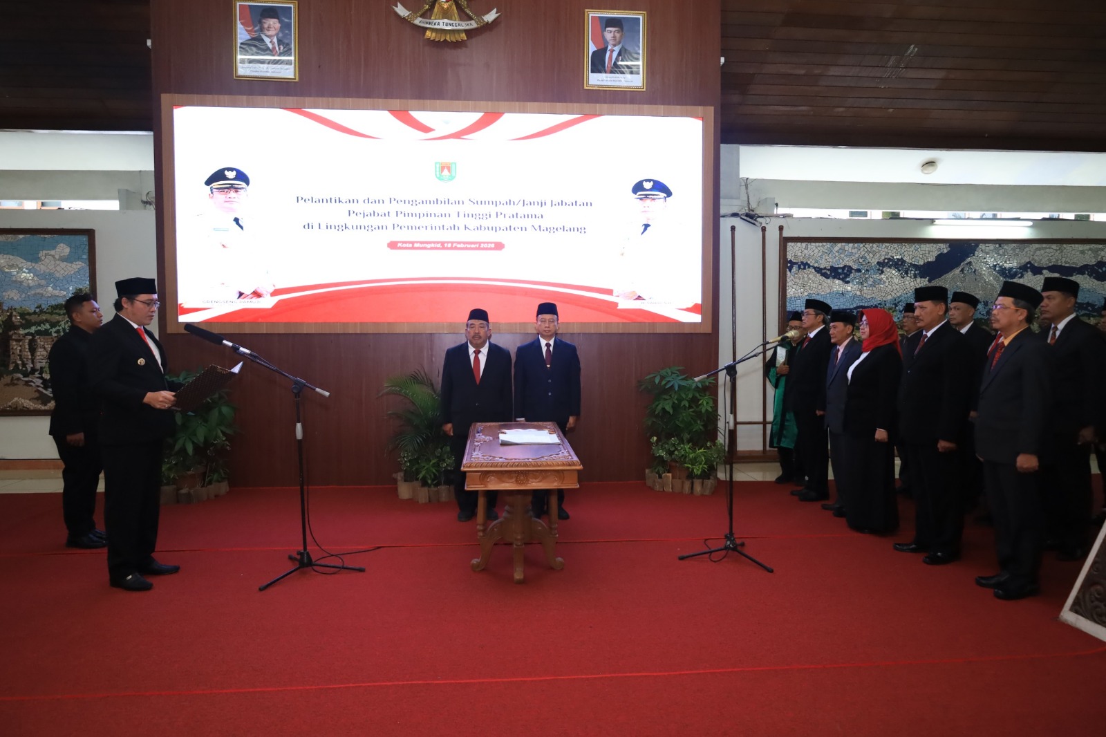 14 Pejabat pimpiman Tinggi Pratama Telah Dilantik Bupati Magelang 1 WhatsApp Image 2026 02 20 at 15.57.10
