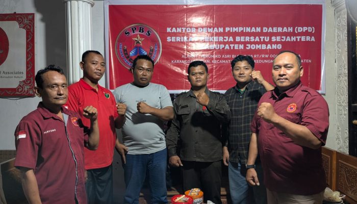 Perkuat Advokasi Buruh, DPD SPBS Kabupaten Jombang Resmi Terbentuk