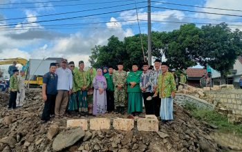 Wujudkan Kemandirian Organisasi, PRNU Karangdagangan Gelar Peletakan Batu Pertama Pembangunan Kantor Bersama