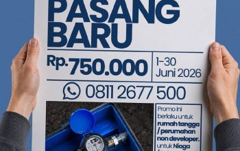 Perumdam Tirta Kencana Jombang Gelar Promo Pasang Baru Rp750.000 Selama Periode 1–30 Juni 2026