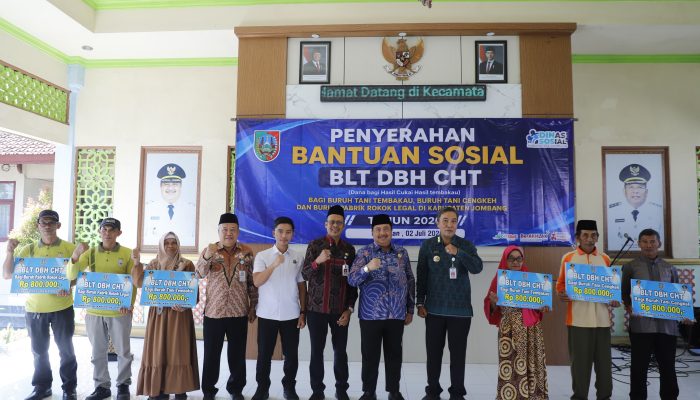 Sebanyak 11.720 Buruh Tani Dan Buruh Pabrik Rokok Di Jombang Terima BLT DBHCHT 2026