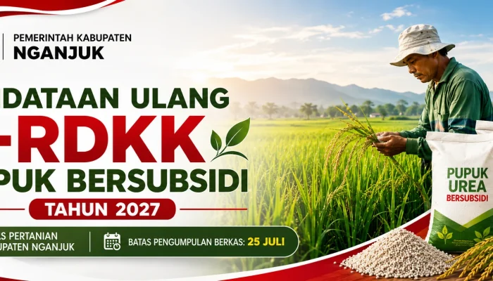 Buka Pendataan Ulang E-RDKK Pupuk Bersubsidi Tahun 2027 Bersama Dinas Pertanian Kabupaten Nganjuk
