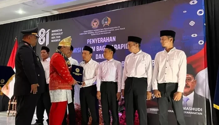 HUT ke-81 RI, 131 Warga Binaan Rutan Nganjuk Terima Remisi, 6 Orang Langsung Bebas
