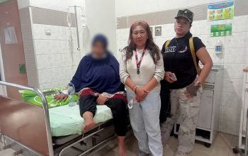 Relawan LSM CBN Nganjuk Perjuangkan Janda Penderita Tumor Dapat Tindakan Medis