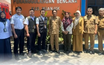BMKG Dhoho Kediri dan BPBD Nganjuk Perkuat Penanganan Karhutla Gunung Wilis dengan Data Cuaca Real-Time