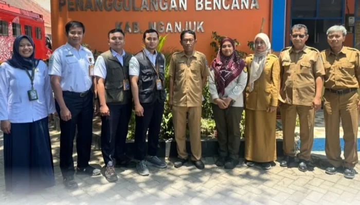 BMKG Dhoho Kediri dan BPBD Nganjuk Perkuat Penanganan Karhutla Gunung Wilis dengan Data Cuaca Real-Time