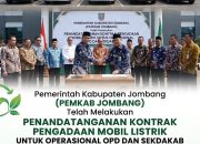 Pemkab Jombang Teken Kontrak Pembelian 9 Mobil Listrik Dengan Nilai Total 3.25M, Ketua SJN Beri Kajian
