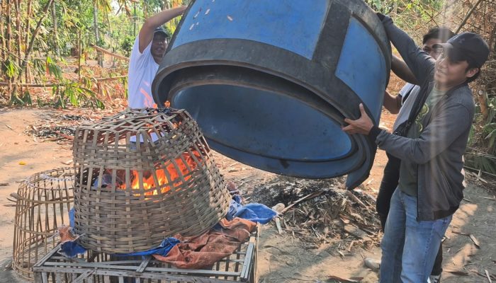 Polres Blitar Kota Respons Cepat Aduan 110: Sidak Dugaan Lokasi Sabung Ayam di Srengat