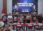 Polres Blitar Ungkap 13 Kasus Curat, Curanmor, Dan Curas, Amankan 12 Tersangka